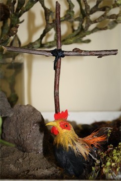 Goede Week 2011, Goede Vrijdag met kruis en haan