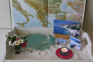 kijktafel griekenland voor de vakantie
