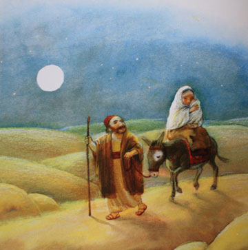Met-ezel-op-weg-naar-Egypote-uit-Schitterende-bijbelverhalen-IMG 7524