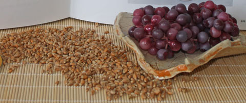 Kijktafel sacramentsdag detail graan en druiven jpg