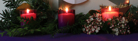 Kijktafel Advent drie kaarsen branden IMG 1555