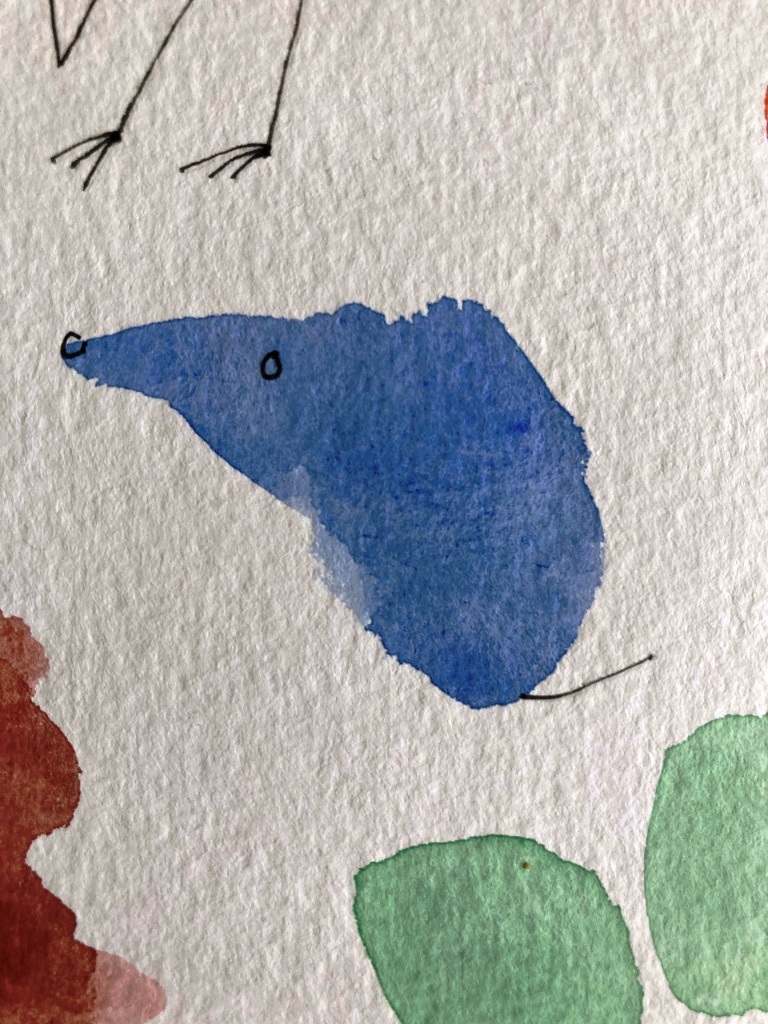 Blauwe muis 2